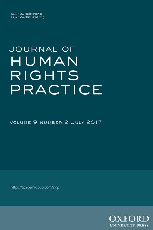 Journal Of Human Rights Practice