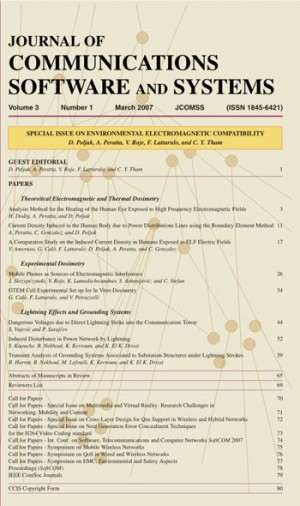 Journal Of Communications Software And Systems