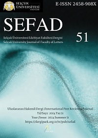 Selcuk Universitesi Edebiyat Fakultesi Dergisi-selcuk University Journal Of Facu